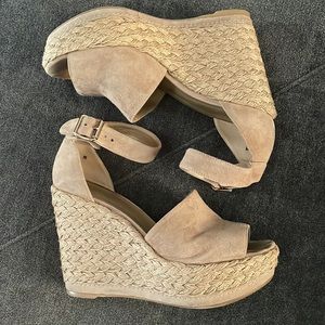 Stuart Weitzman espadrille wedges